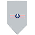 Load image into Gallery viewer, Pet and Dog Bandana Screen Printed, "Patriotic Star Paw"