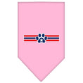 Load image into Gallery viewer, Pet and Dog Bandana Screen Printed, "Patriotic Star Paw"