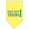 Load image into Gallery viewer, Pet and Dog Bandana Screen Printed, "Pog Mo Thoin"