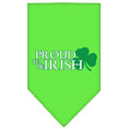 Load image into Gallery viewer, Pet and Dog Bandana Screen Printed, "Proud To Be Irish"