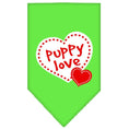 Load image into Gallery viewer, Pet and Dog Bandana Screen Printed, "Puppy Love"