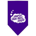 Load image into Gallery viewer, Pet and Dog Bandana Screen Printed, "Smarter Than Most People"