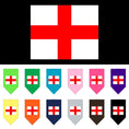 Load image into Gallery viewer, Pet and Dog Bandana Screen Printed, "St. George's Cross"