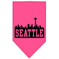 Load image into Gallery viewer, Pet and Dog Bandana Screen Printed, "Seattle Skyline"