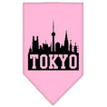 Load image into Gallery viewer, Pet and Dog Bandana Screen Printed, "Tokyo Skyline"