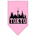Load image into Gallery viewer, Pet and Dog Bandana Screen Printed, "Tokyo Skyline"