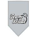 Load image into Gallery viewer, Pet and Dog Bandana Screen Printed, "Team Bride"