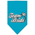 Load image into Gallery viewer, Pet and Dog Bandana Screen Printed, "Team Bride"