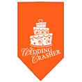 Load image into Gallery viewer, Pet and Dog Bandana Screen Printed, "Wedding Crasher"