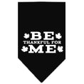 Load image into Gallery viewer, Thanksgiving Pet and Dog Bandana Screen Printed, "Be Thankful For Me"