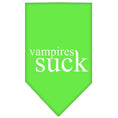 Load image into Gallery viewer, Halloween Pet and Dog Bandana Screen Printed, "Vampires Suck"