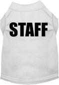 Load image into Gallery viewer, Pet Dog & Cat Shirt Screen Printed, "Staff Costume"