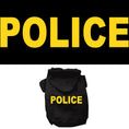 Load image into Gallery viewer, Halloween Pet Hoodie "Police Costume"