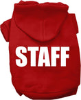 Load image into Gallery viewer, Halloween Pet Costume Hoodie Screen Printed, "Staff"