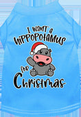 Load image into Gallery viewer, Christmas Pet Dog & Cat Shirt, "I Want A Hippopotamus For Christmas"