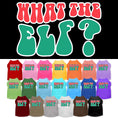 Load image into Gallery viewer, Christmas Pet Dog and Cat Shirt Screen Printed, "What The Elf"