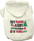 Load image into Gallery viewer, Christmas Pet Hoodie "He's Making A List, I've Eaten It Twice"