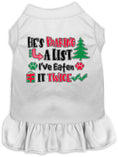 Load image into Gallery viewer, Christmas Pet Dress "He's Making A List, I've Eaten It Twice"