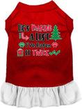 Load image into Gallery viewer, Christmas Pet Dress "He's Making A List, I've Eaten It Twice"