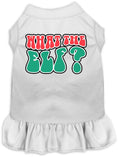 Load image into Gallery viewer, Christmas Pet Dress "What The Elf"