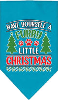 Load image into Gallery viewer, Christmas Pet and Dog Bandana, "Have Yourself A Furry Little Christmas"