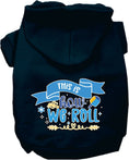 Load image into Gallery viewer, Hanukkah Pet, Dog and Cat Hoodie Screen Printed, "This Is How We Roll"