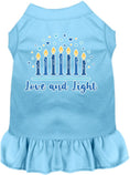 Load image into Gallery viewer, Hanukkah Pet Dress "Love and Light"