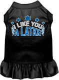 Load image into Gallery viewer, Hanukkah Pet Dress "I Like You A Latke"