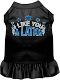 Load image into Gallery viewer, Hanukkah Pet Dress "I Like You A Latke"