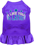 Load image into Gallery viewer, Hanukkah Pet Dress "Oy To The World"