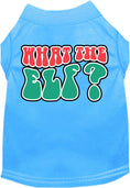Load image into Gallery viewer, Christmas Pet Dog and Cat Shirt Screen Printed, "What The Elf"
