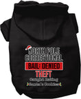 Load image into Gallery viewer, Christmas Pet Hoodie Screen Printed, "North Pole Correctional"
