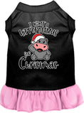 Load image into Gallery viewer, Christmas Pet Dress "I Want A Hippopotamus For Christmas"