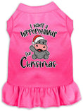 Load image into Gallery viewer, Christmas Pet Dress "I Want A Hippopotamus For Christmas"