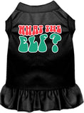 Load image into Gallery viewer, Christmas Pet Dress "What The Elf"
