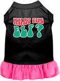 Load image into Gallery viewer, Christmas Pet Dress "What The Elf"
