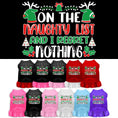 Load image into Gallery viewer, Christmas Pet Dress "On The Naughty List And I Regret Nothing"