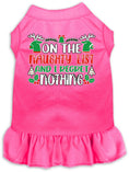 Load image into Gallery viewer, Christmas Pet Dress "On The Naughty List And I Regret Nothing"