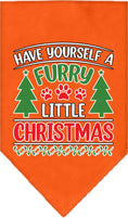 Load image into Gallery viewer, Christmas Pet and Dog Bandana, "Have Yourself A Furry Little Christmas"