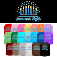 Load image into Gallery viewer, Hanukkah Pet Dog and Cat Shirt Screen Printed, "Love & Light"