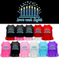 Load image into Gallery viewer, Hanukkah Pet Dress "Love and Light"