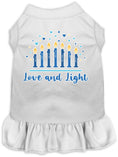 Load image into Gallery viewer, Hanukkah Pet Dress "Love and Light"