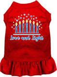 Load image into Gallery viewer, Hanukkah Pet Dress "Love and Light"