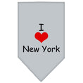 Load image into Gallery viewer, Pet and Dog Bandana Screen Printed, "I Heart NY"