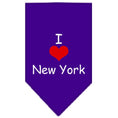 Load image into Gallery viewer, Pet and Dog Bandana Screen Printed, "I Heart NY"