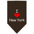Load image into Gallery viewer, Pet and Dog Bandana Screen Printed, "I Heart NY"