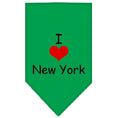 Load image into Gallery viewer, Pet and Dog Bandana Screen Printed, "I Heart NY"