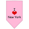 Load image into Gallery viewer, Pet and Dog Bandana Screen Printed, "I Heart NY"