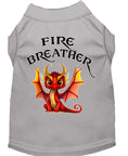 Load image into Gallery viewer, Pet Dog & Cat Shirt Screen Printed, "Fire Breather Dragon"