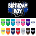 Load image into Gallery viewer, Pet and Dog Bandana Screen Printed, "Birthday Girl -or- "Birthday Boy"